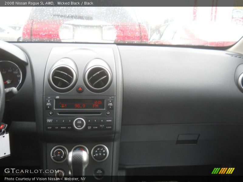 Wicked Black / Black 2008 Nissan Rogue SL AWD