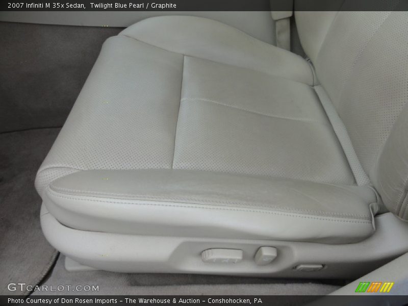 Twilight Blue Pearl / Graphite 2007 Infiniti M 35x Sedan