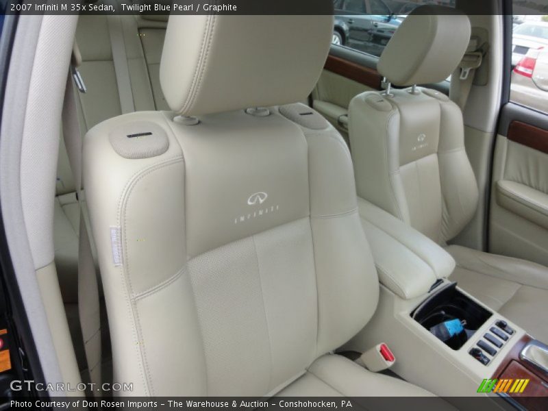 Twilight Blue Pearl / Graphite 2007 Infiniti M 35x Sedan