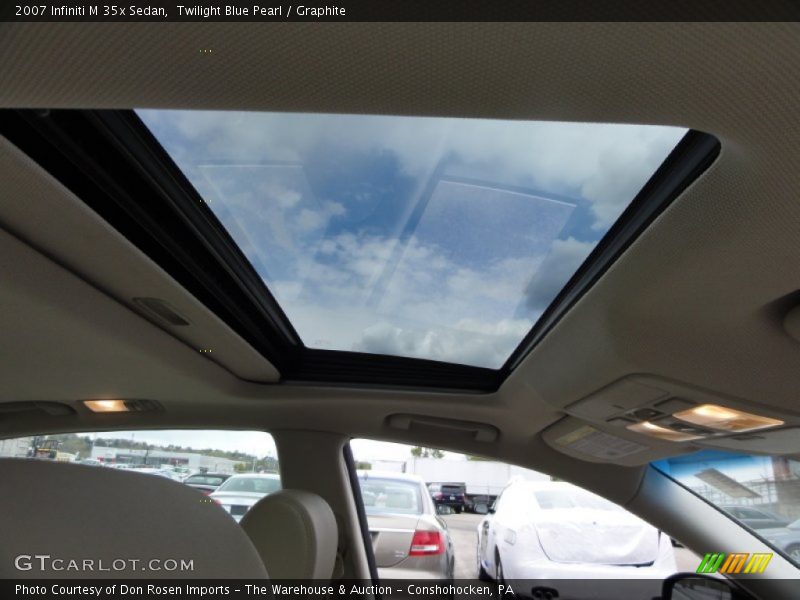 Twilight Blue Pearl / Graphite 2007 Infiniti M 35x Sedan