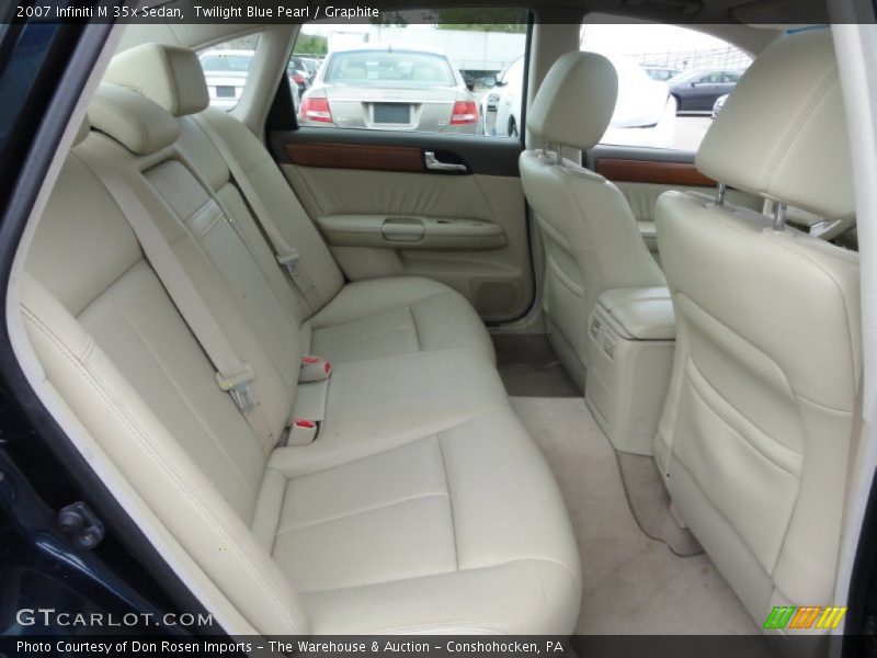 Twilight Blue Pearl / Graphite 2007 Infiniti M 35x Sedan