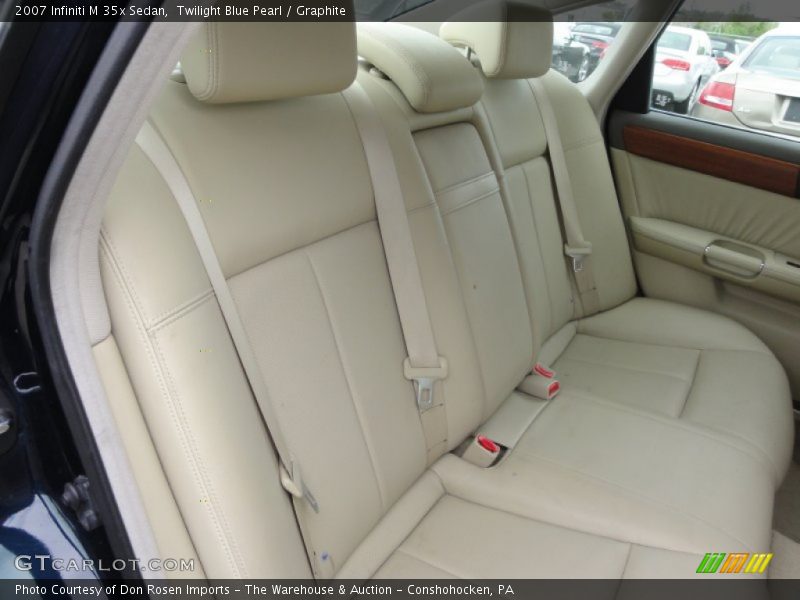 Twilight Blue Pearl / Graphite 2007 Infiniti M 35x Sedan
