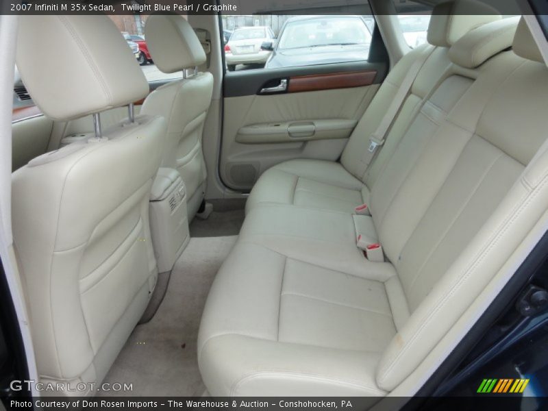 Twilight Blue Pearl / Graphite 2007 Infiniti M 35x Sedan
