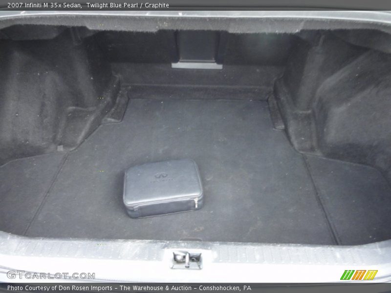 Twilight Blue Pearl / Graphite 2007 Infiniti M 35x Sedan