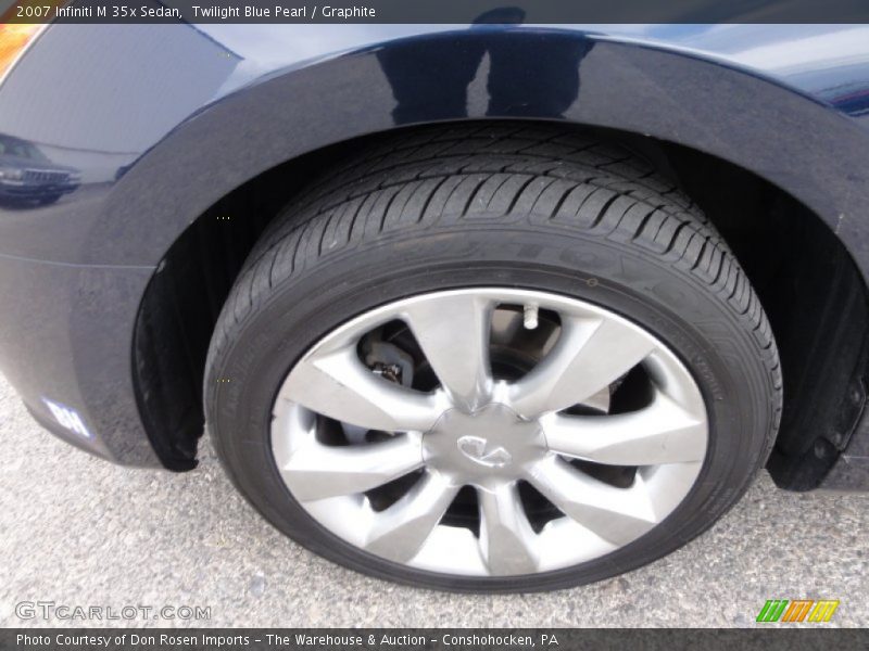 Twilight Blue Pearl / Graphite 2007 Infiniti M 35x Sedan