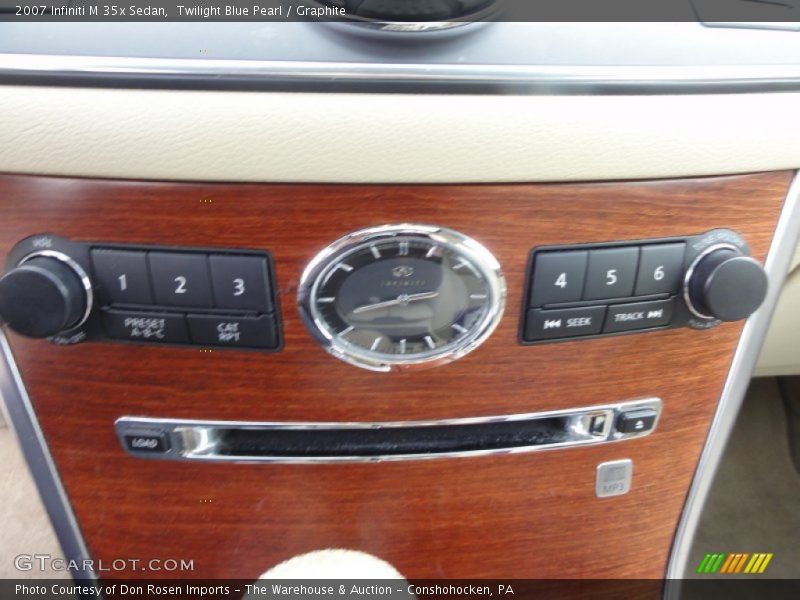 Twilight Blue Pearl / Graphite 2007 Infiniti M 35x Sedan