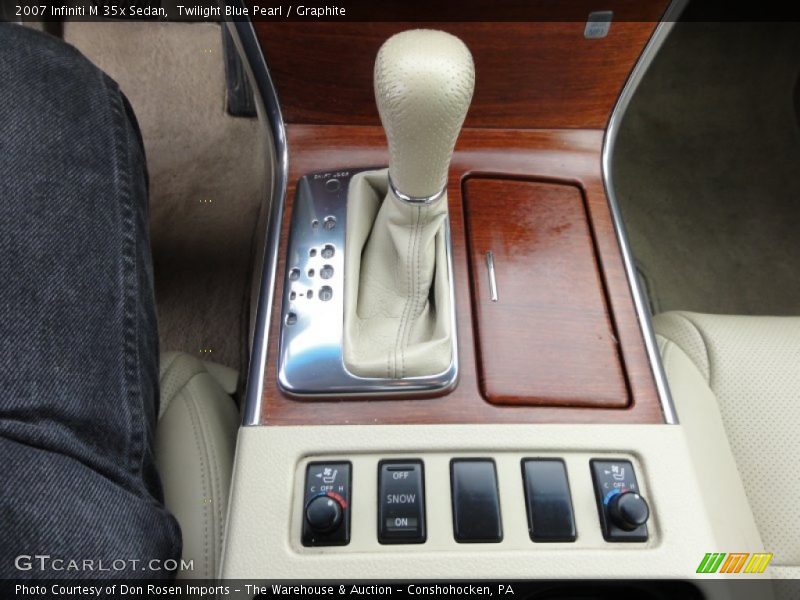 Twilight Blue Pearl / Graphite 2007 Infiniti M 35x Sedan