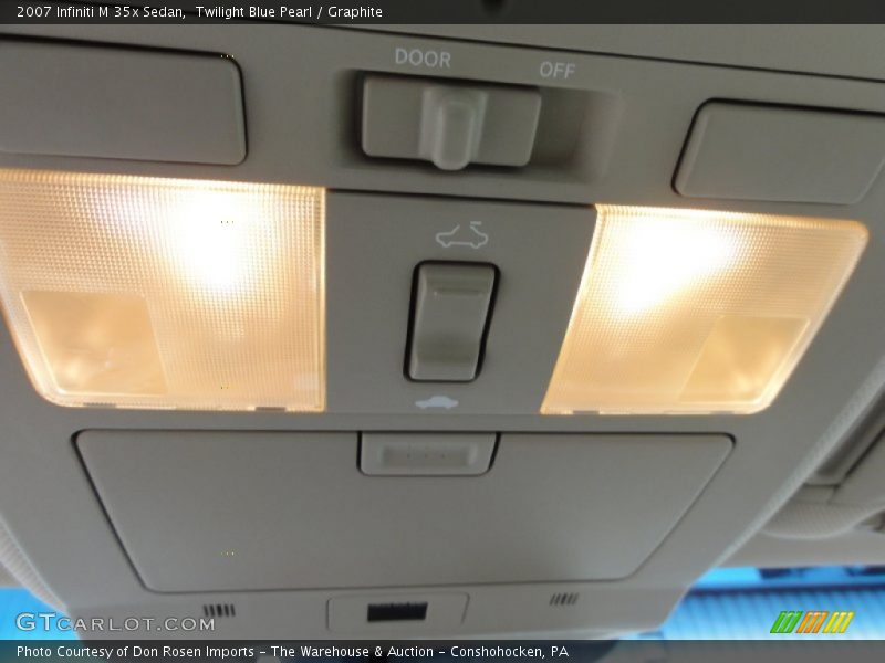 Twilight Blue Pearl / Graphite 2007 Infiniti M 35x Sedan