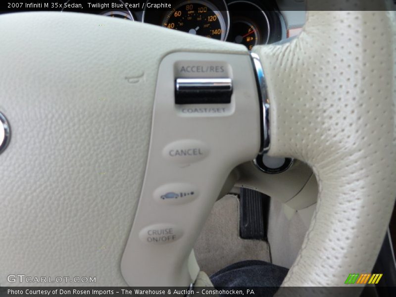 Twilight Blue Pearl / Graphite 2007 Infiniti M 35x Sedan