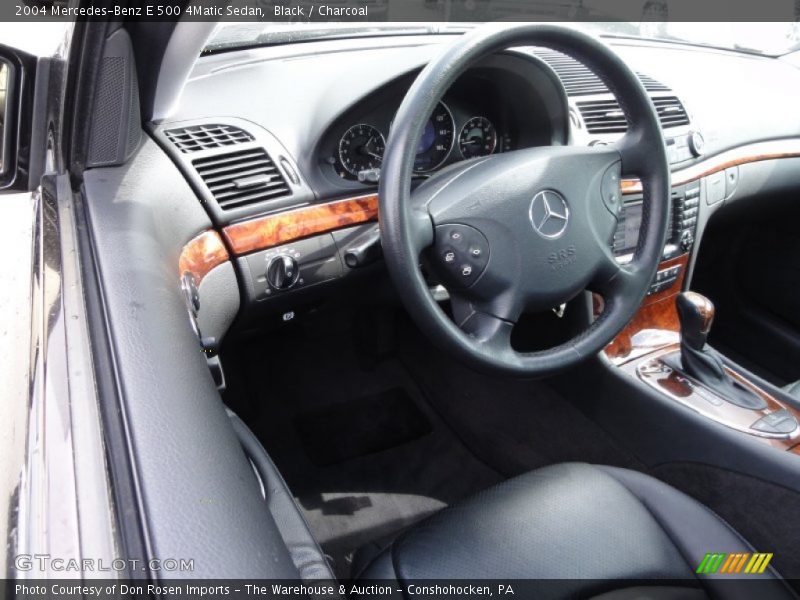 Black / Charcoal 2004 Mercedes-Benz E 500 4Matic Sedan