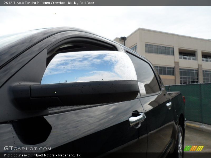 Black / Red Rock 2012 Toyota Tundra Platinum CrewMax