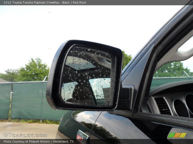 Black / Red Rock 2012 Toyota Tundra Platinum CrewMax