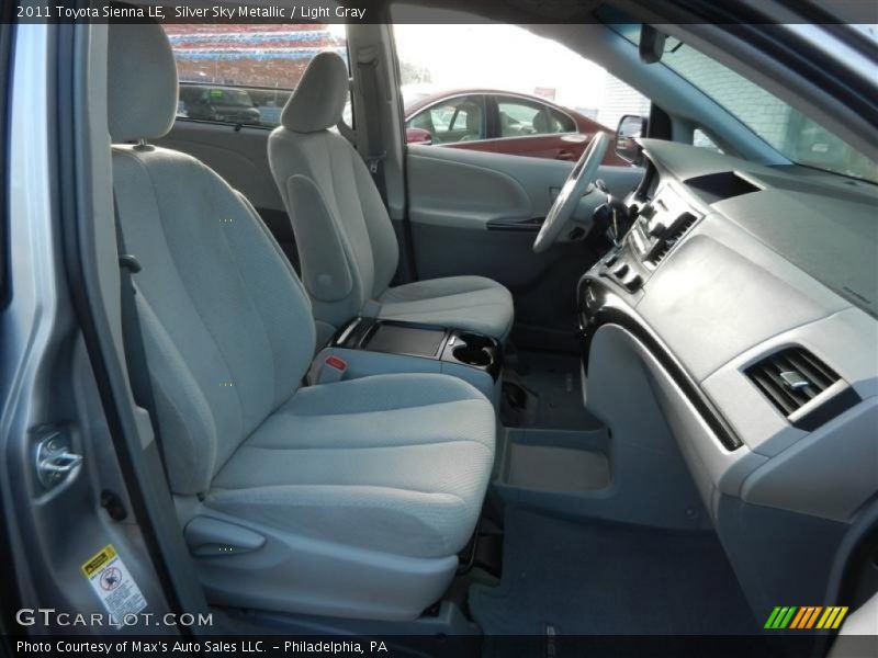 Silver Sky Metallic / Light Gray 2011 Toyota Sienna LE