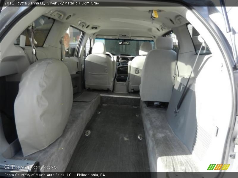 Silver Sky Metallic / Light Gray 2011 Toyota Sienna LE