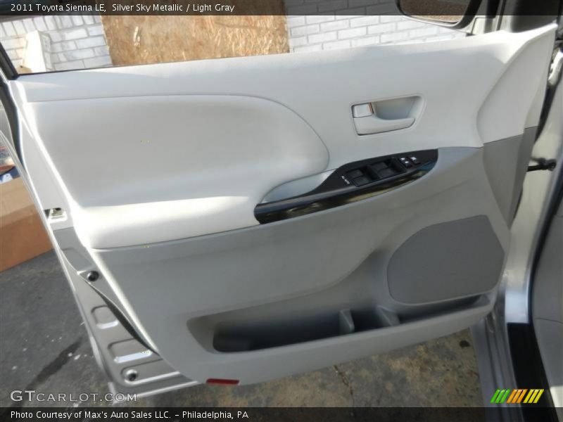 Silver Sky Metallic / Light Gray 2011 Toyota Sienna LE
