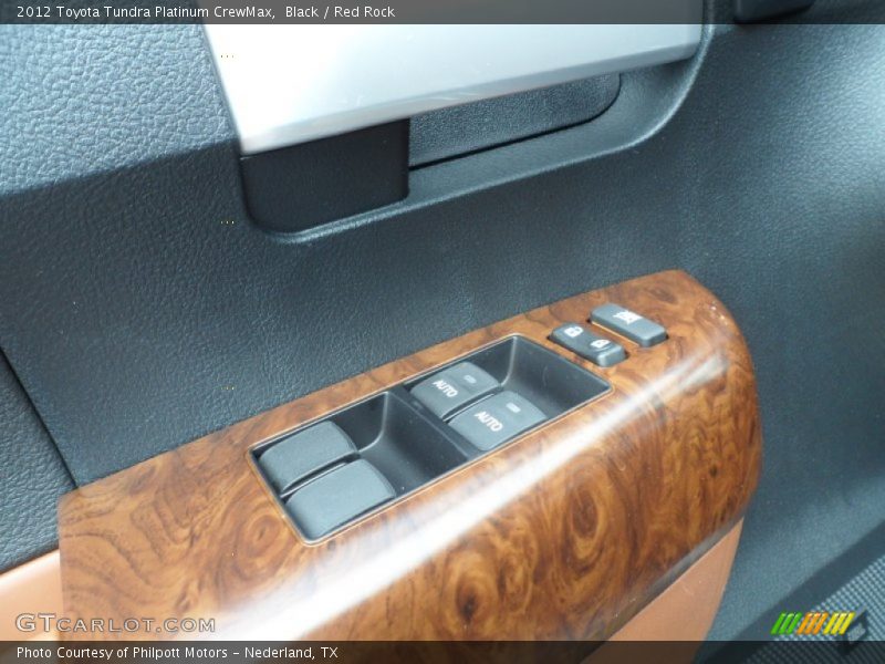 Black / Red Rock 2012 Toyota Tundra Platinum CrewMax