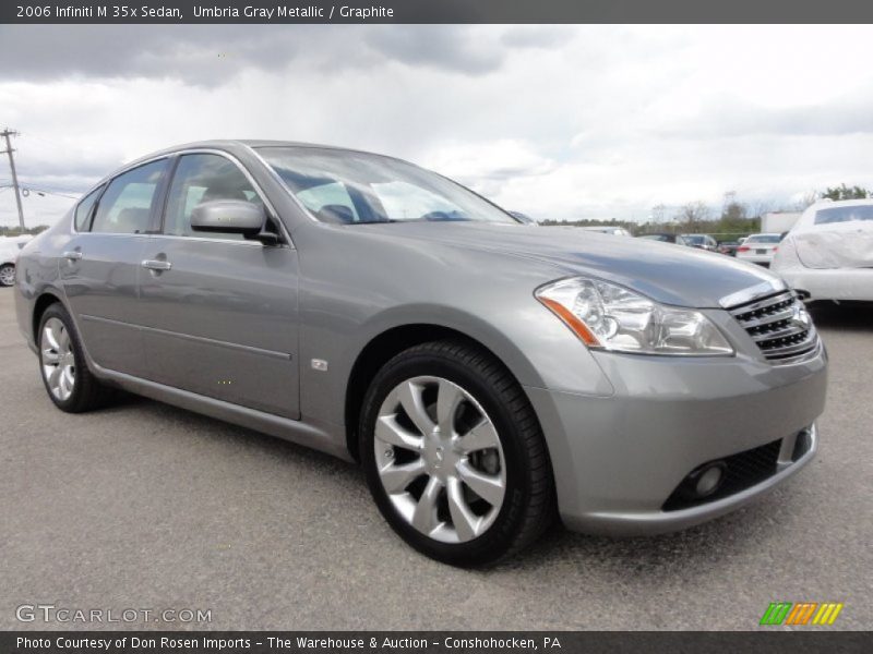 Umbria Gray Metallic / Graphite 2006 Infiniti M 35x Sedan