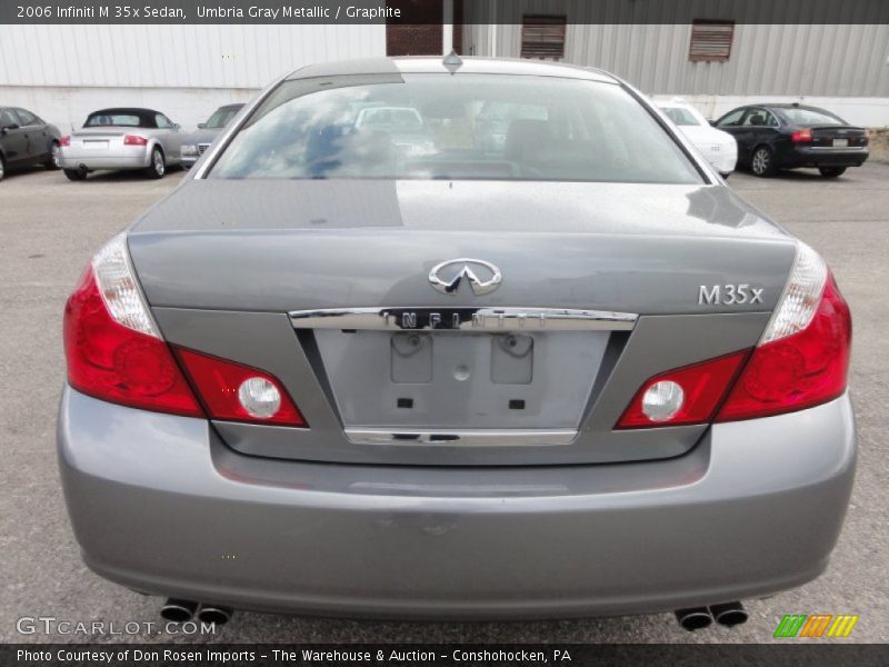Umbria Gray Metallic / Graphite 2006 Infiniti M 35x Sedan