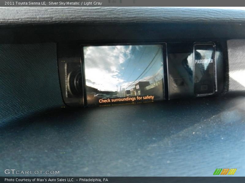 Silver Sky Metallic / Light Gray 2011 Toyota Sienna LE