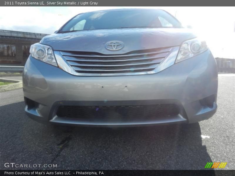 Silver Sky Metallic / Light Gray 2011 Toyota Sienna LE