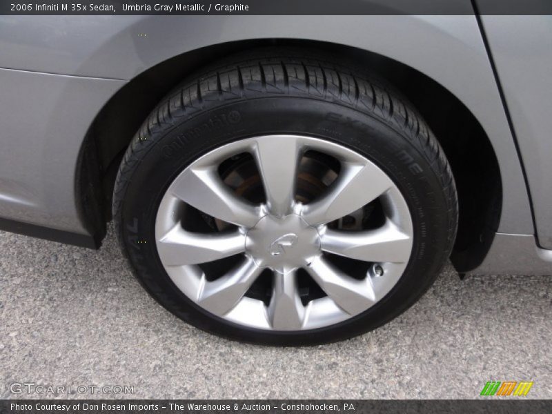 Umbria Gray Metallic / Graphite 2006 Infiniti M 35x Sedan