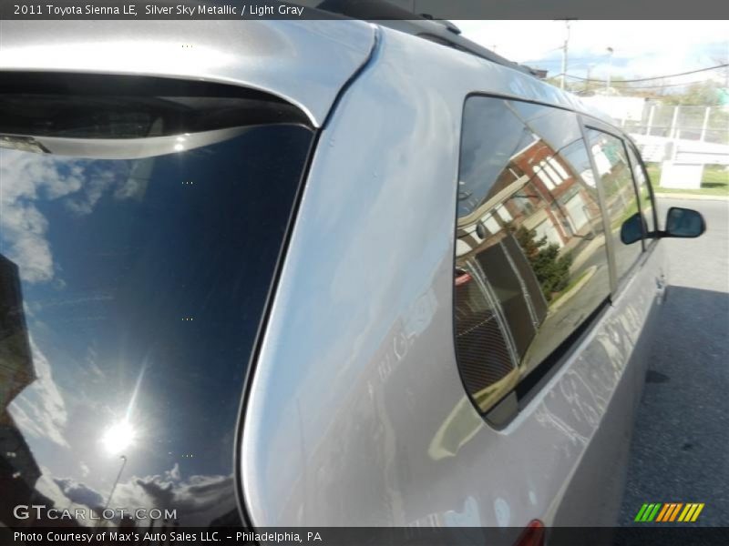 Silver Sky Metallic / Light Gray 2011 Toyota Sienna LE