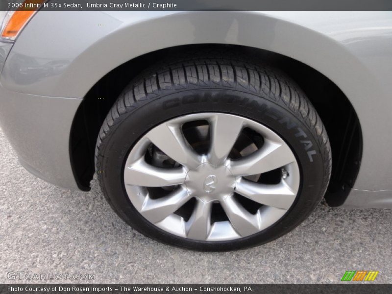 Umbria Gray Metallic / Graphite 2006 Infiniti M 35x Sedan