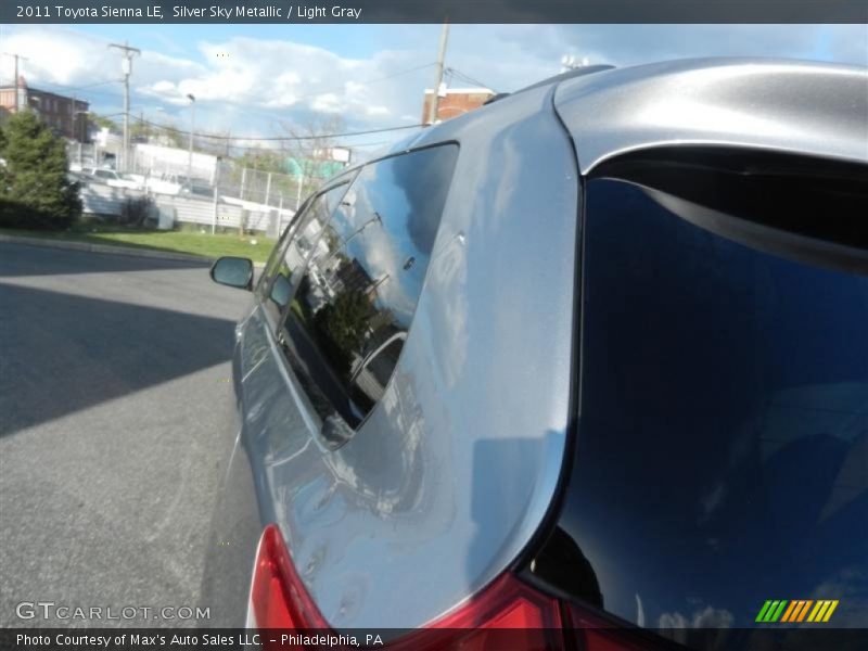 Silver Sky Metallic / Light Gray 2011 Toyota Sienna LE