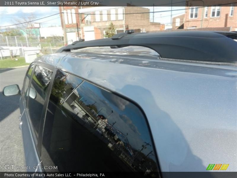Silver Sky Metallic / Light Gray 2011 Toyota Sienna LE