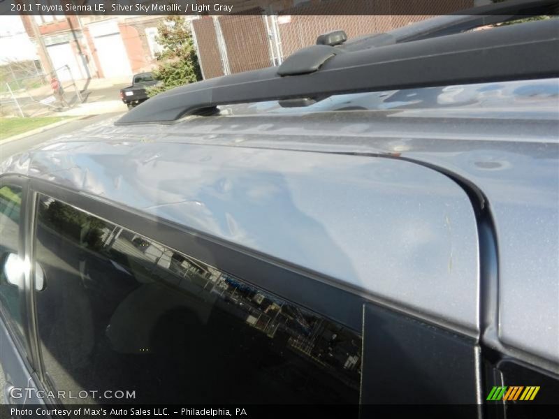 Silver Sky Metallic / Light Gray 2011 Toyota Sienna LE