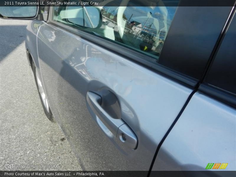 Silver Sky Metallic / Light Gray 2011 Toyota Sienna LE