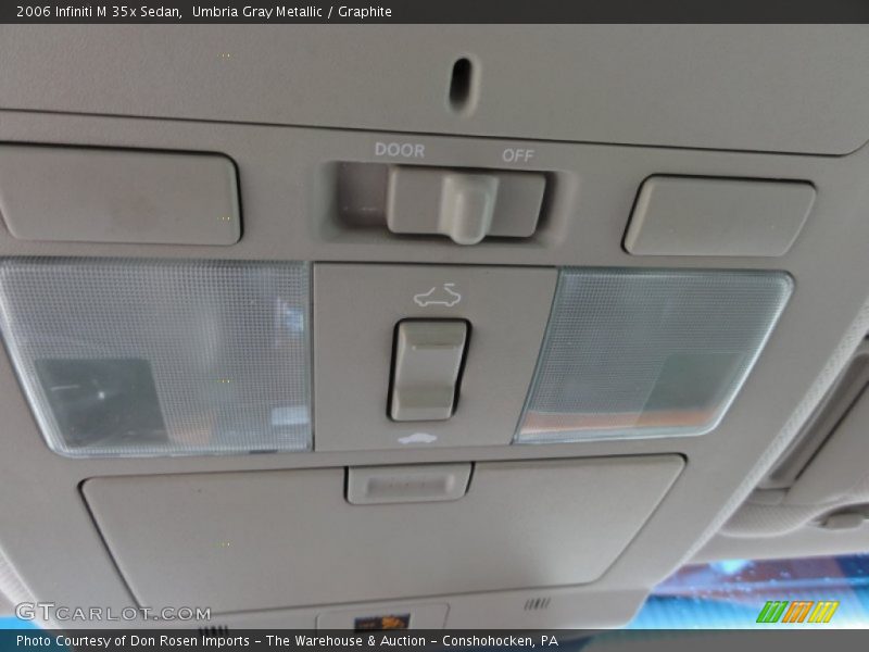 Umbria Gray Metallic / Graphite 2006 Infiniti M 35x Sedan