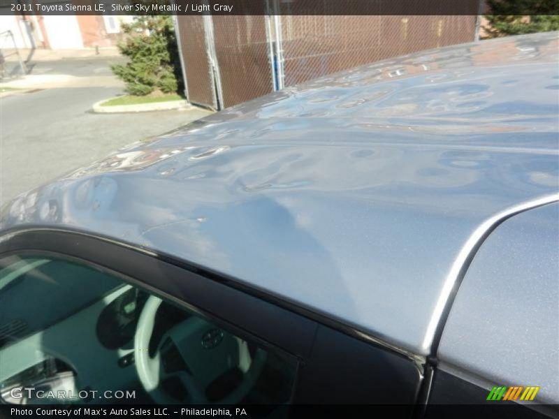Silver Sky Metallic / Light Gray 2011 Toyota Sienna LE