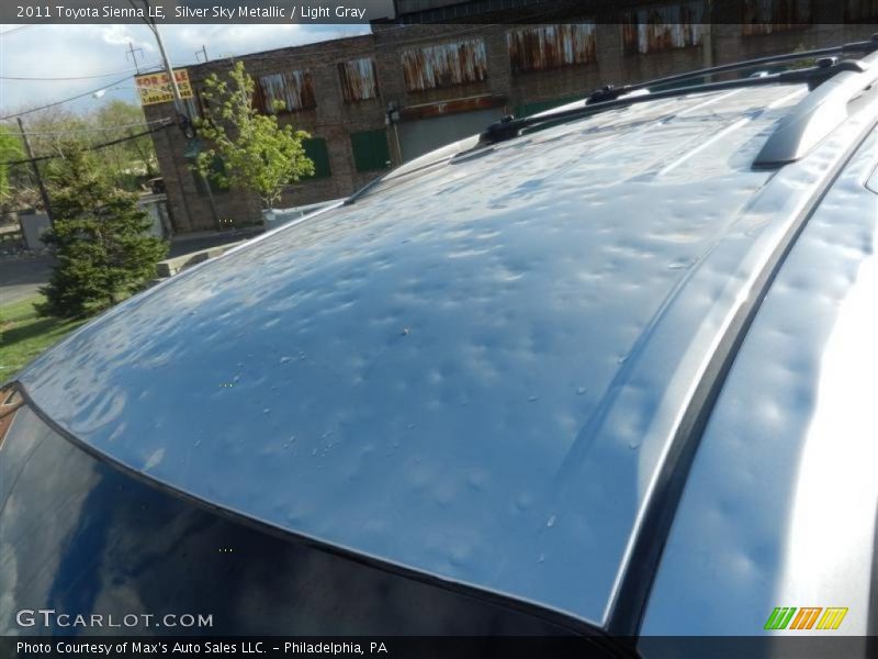Silver Sky Metallic / Light Gray 2011 Toyota Sienna LE