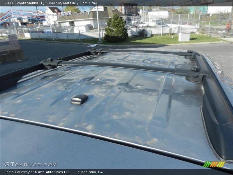 Silver Sky Metallic / Light Gray 2011 Toyota Sienna LE