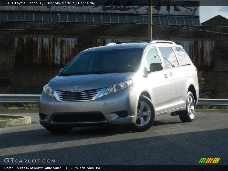 Silver Sky Metallic / Light Gray 2011 Toyota Sienna LE