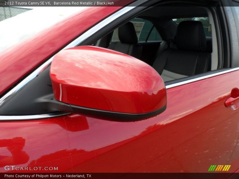 Barcelona Red Metallic / Black/Ash 2012 Toyota Camry SE V6