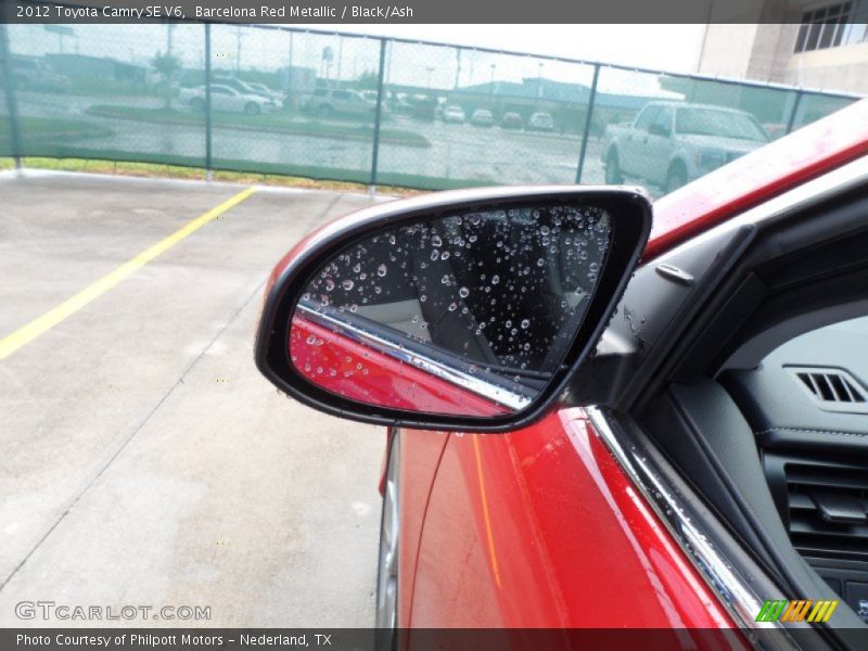 Barcelona Red Metallic / Black/Ash 2012 Toyota Camry SE V6