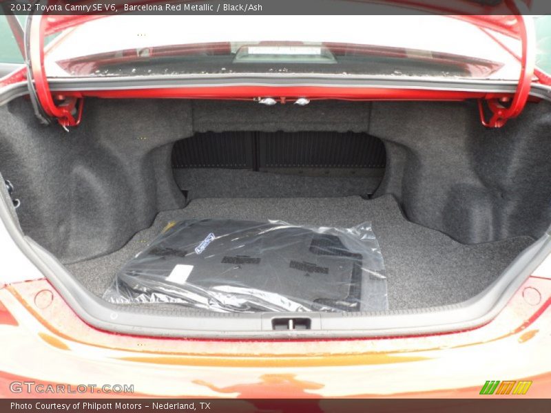 Barcelona Red Metallic / Black/Ash 2012 Toyota Camry SE V6