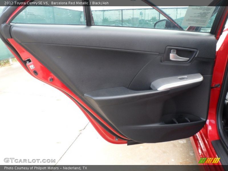 Barcelona Red Metallic / Black/Ash 2012 Toyota Camry SE V6