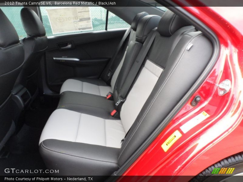 Barcelona Red Metallic / Black/Ash 2012 Toyota Camry SE V6