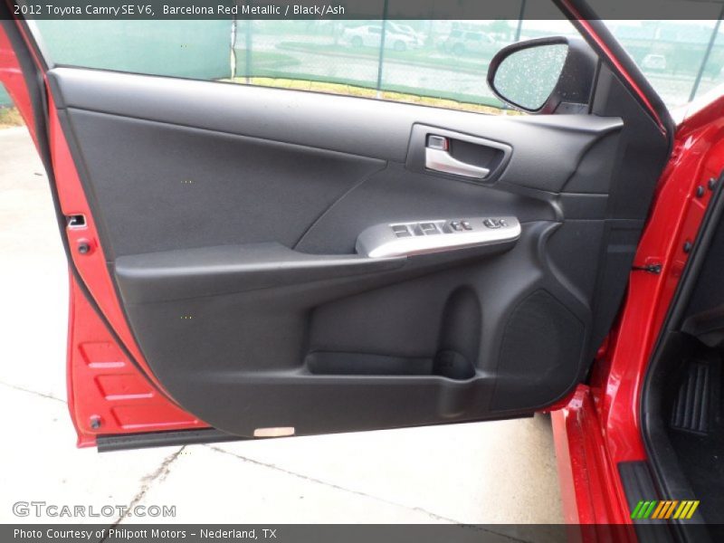 Barcelona Red Metallic / Black/Ash 2012 Toyota Camry SE V6