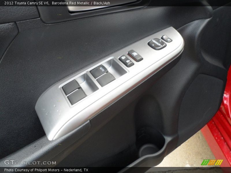 Barcelona Red Metallic / Black/Ash 2012 Toyota Camry SE V6