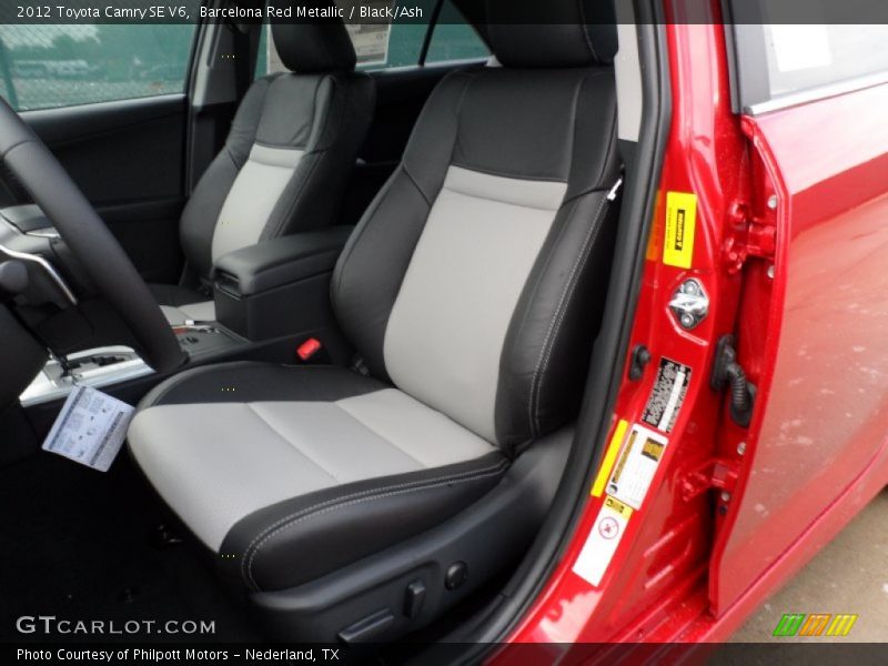 Barcelona Red Metallic / Black/Ash 2012 Toyota Camry SE V6