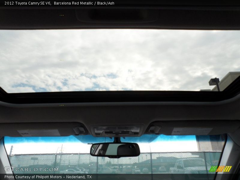 Barcelona Red Metallic / Black/Ash 2012 Toyota Camry SE V6