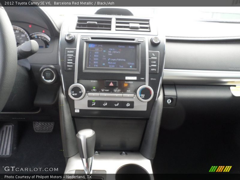 Barcelona Red Metallic / Black/Ash 2012 Toyota Camry SE V6