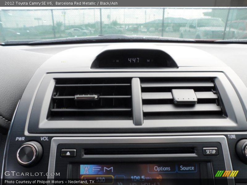 Barcelona Red Metallic / Black/Ash 2012 Toyota Camry SE V6
