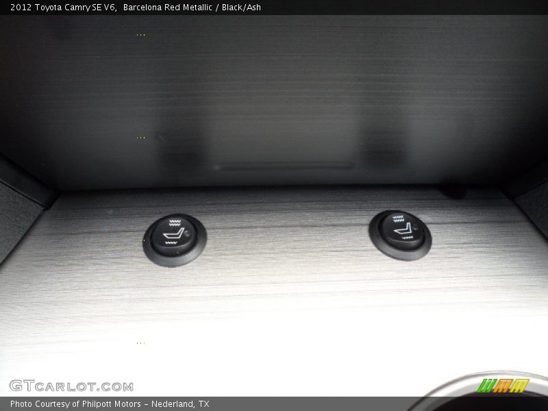 Barcelona Red Metallic / Black/Ash 2012 Toyota Camry SE V6