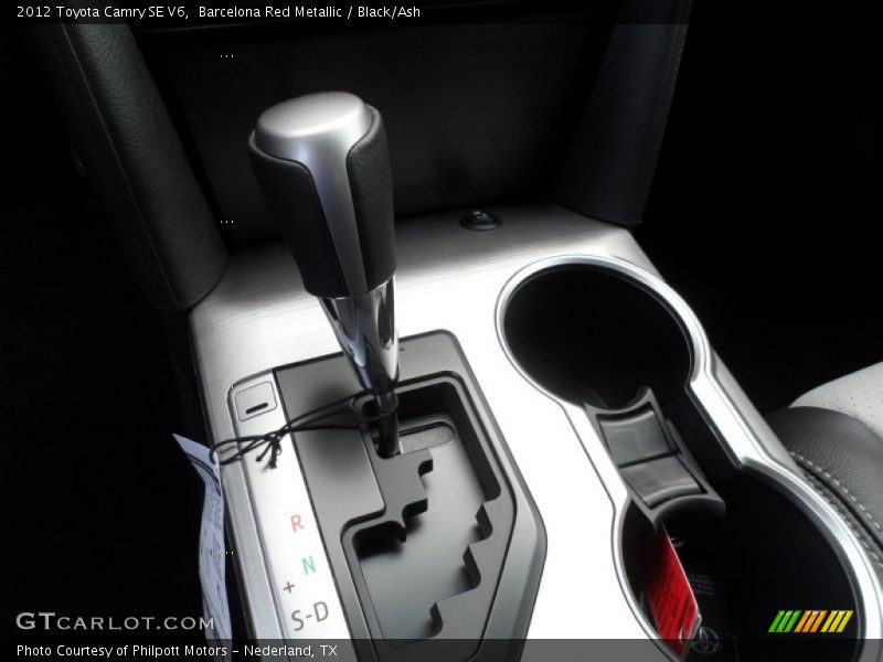 Barcelona Red Metallic / Black/Ash 2012 Toyota Camry SE V6