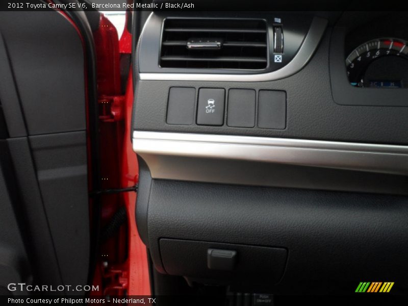 Barcelona Red Metallic / Black/Ash 2012 Toyota Camry SE V6